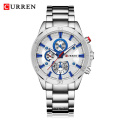 CURREN 8275 Men Japan Quartz Movement Wristwatch Casual Simple Stainless Steel Men Business Watch